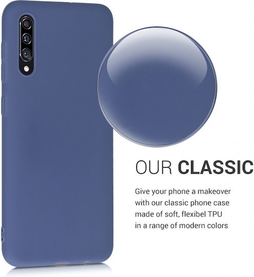 KWmobile Back Cover Σιλικόνης Μπλε (Galaxy A30s)