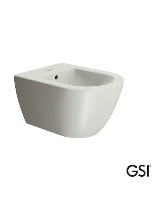 GSI Wall-Hanging Bidet Pura Cenere 36x50x42cm