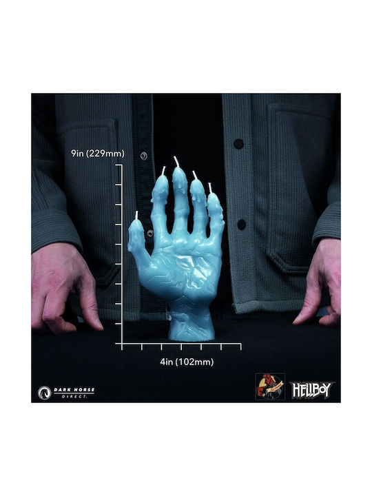 Dark Horse Comics Διακοσμητικό Κερί Hellboy - Hand Of Glory Γαλάζιο
