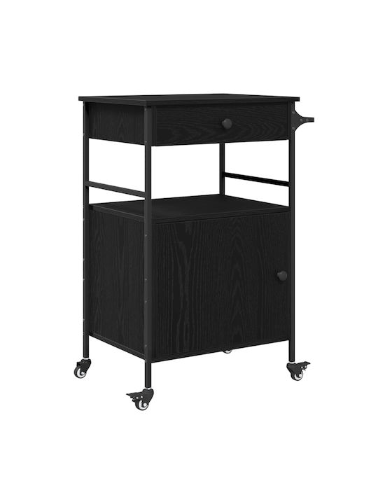 Επιδαπέδιο Ντουλάπι Μαύρης Δρυός 56x43x89.5εκ.