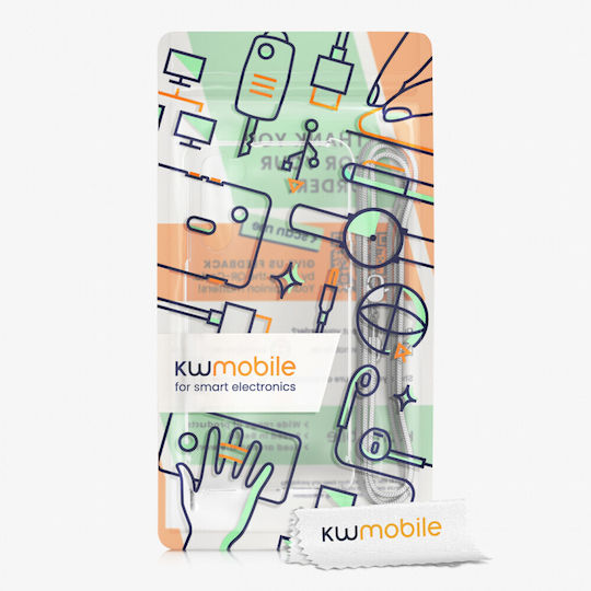 KWmobile Back Cover Σιλικόνης / Πλαστικό Ασημί (OnePlus Nord)