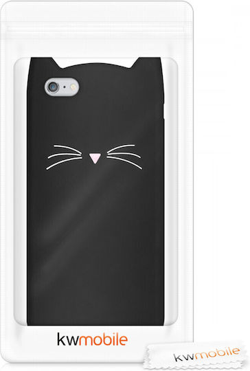 KWmobile Back Cover Σιλικόνης Μαύρο (iPhone 6 Plus / 6s PlusRealme 6 / 6s)