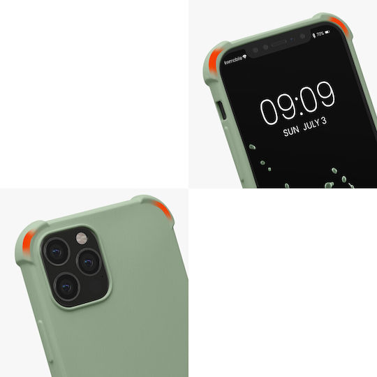 KWmobile Iphone Back Cover Silicone / Plastic with Strap Green (iPhone 12Xiaomi 12 ProRealme 12 Pro)
