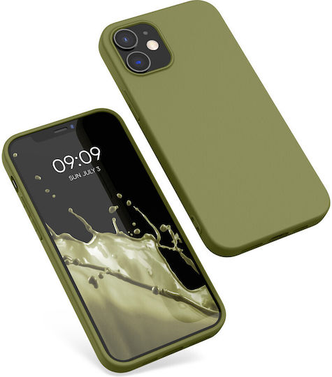KWmobile Iphone Back Cover Silicon Verde (iPhone 12Xiaomi 12 ProRealme 12 Pro - Traducere: Realme 12 Pro)