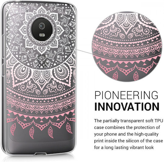 KWmobile Back Cover Σιλικόνης Ροζ (Moto G5)