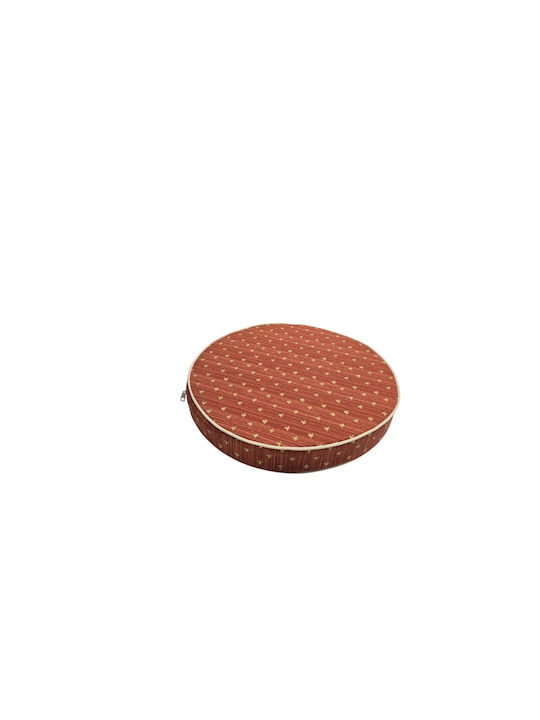 Politishome Garden Chair Cushion Round Terracotta 42x42cm