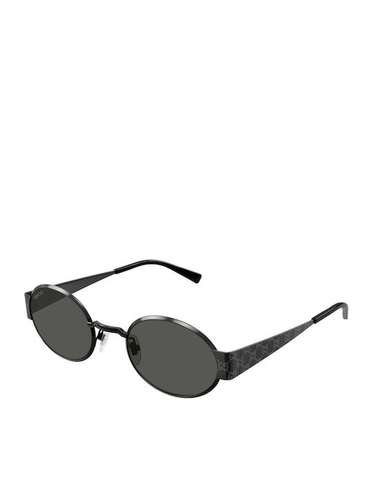 Gucci Unisex Sunglasses With Black Metallic Frame And Grey Lens GG1854S 001