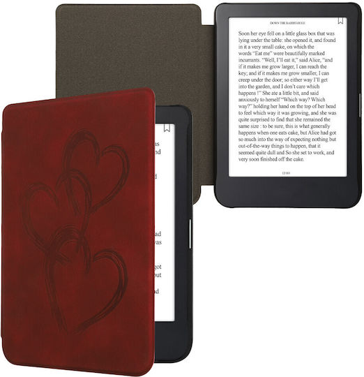 KWmobile Флип Капак Издръжлив Червен (Kobo Clara 2E)