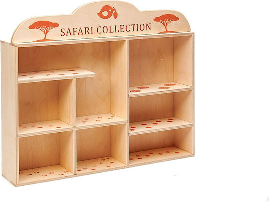 Tender Leaf Shelf 8 Wooden Jungle Animals