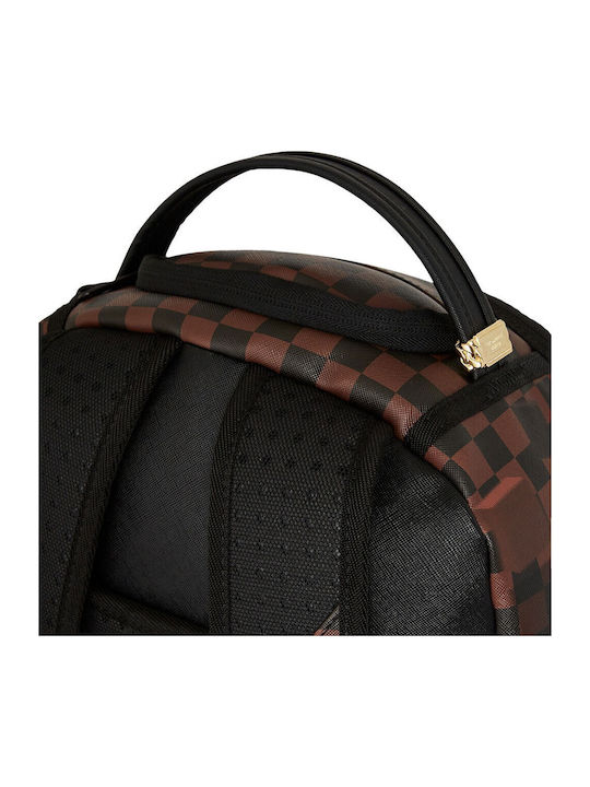 Sprayground DLXSV Σχολική Τσάντα Πλάτης Γυμνασίου - Λυκείου Καφέ