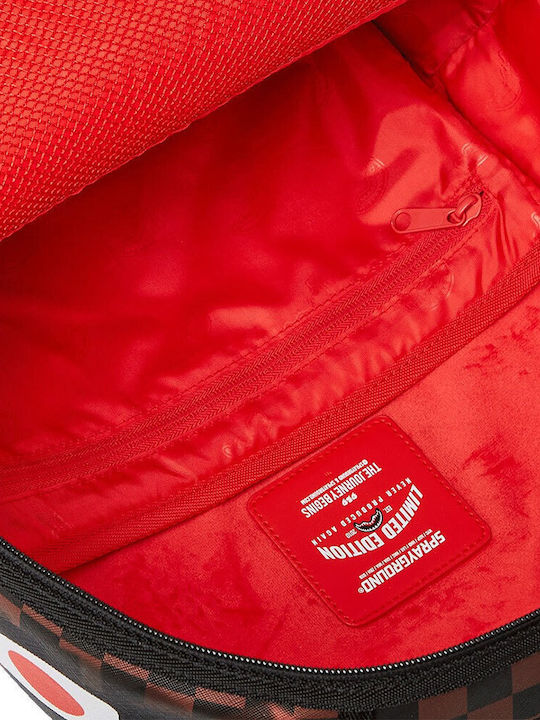 Sprayground DLXSV Σχολική Τσάντα Πλάτης Γυμνασίου - Λυκείου Καφέ