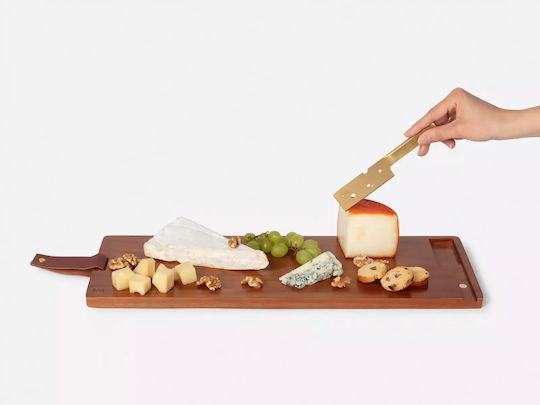 Cheeseporn Wooden Serving Platter Long Cheese Knife 50x17x15cm
