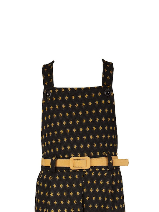 M&b Kid's Fashion Ολόσωμη Παντελόνα Μαύρη Α371
