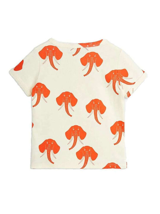 Mini Rodini Kinder-T-Shirt offwhite