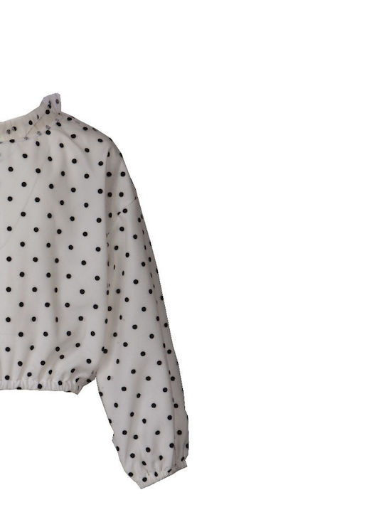 M&B Kid's Fashion Kinderhemd Langarm Weiß