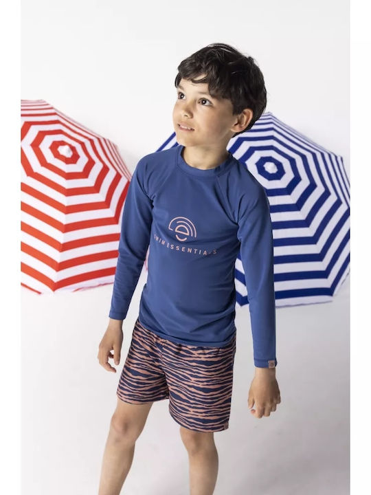 Swim Essentials Kids Swimwear Rashguard Dark Blue