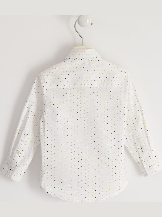 Ido 4.140200 Long Sleeved Shirt White-blue