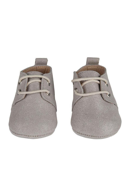 Baby Dutch Βρεφικά Παπούτσια Κορδόνια Glitter Unisex 22 X 16 X 7 Cm
