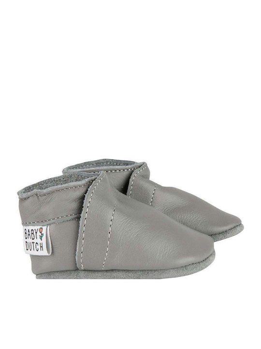 Baby Dutch Βρεφικά Παπούτσια Αγκαλιάς Gray Unisex 22 X 16 X 7 Cm