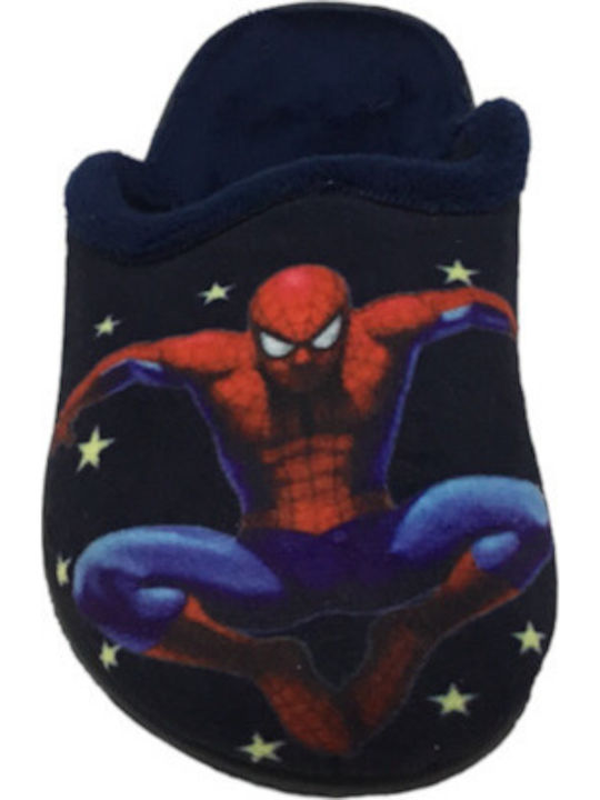 Παιδικές Παντόφλες Spiderman Fild P03 Μπλε