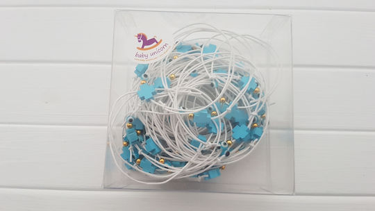 Baby Unicorn Taufe Anhänger Armbänder Blau 50 Stück