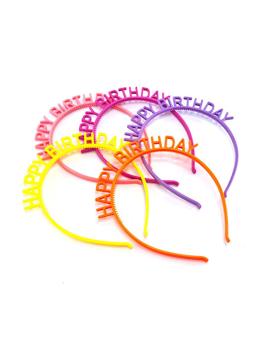 Παιδική Στέκα Μαλλιών Happy Birthday Πορτοκαλί