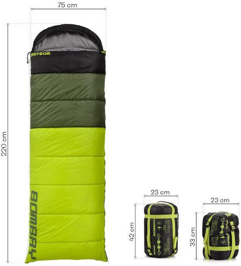 Meteor Sleeping Bag Μονό 2 Εποχών