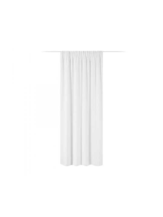 Jemidi24 Perdea de Întunecare cu Capse Albă 140x245cm