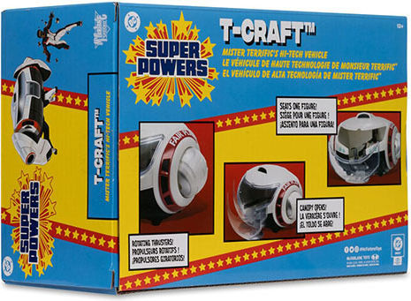 Superman Dc Direct Super Powers Action Figure Vehicle Mr Terrific and T-Craft