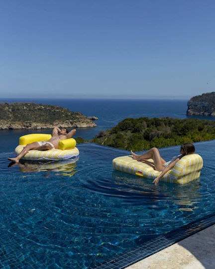 Flamingueo Inflatable Mattress for Sea Yellow 175x80cm