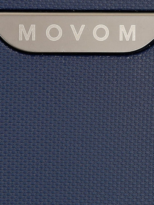 Movom Großer Hartreisekoffer Marineblau mit 4 Rädern Höhe 78cm