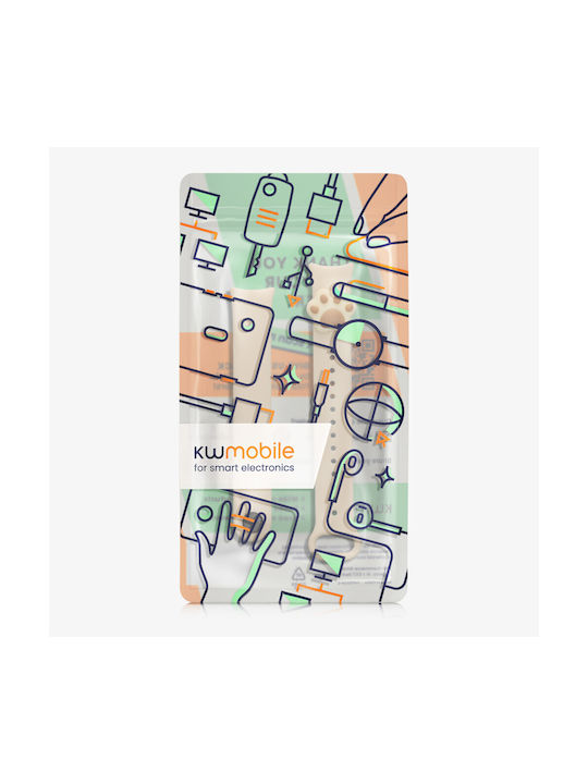 Kwmobile Каишка Xiaomi Mi Band 8 Черен Силикон Kwm0000253r003c
