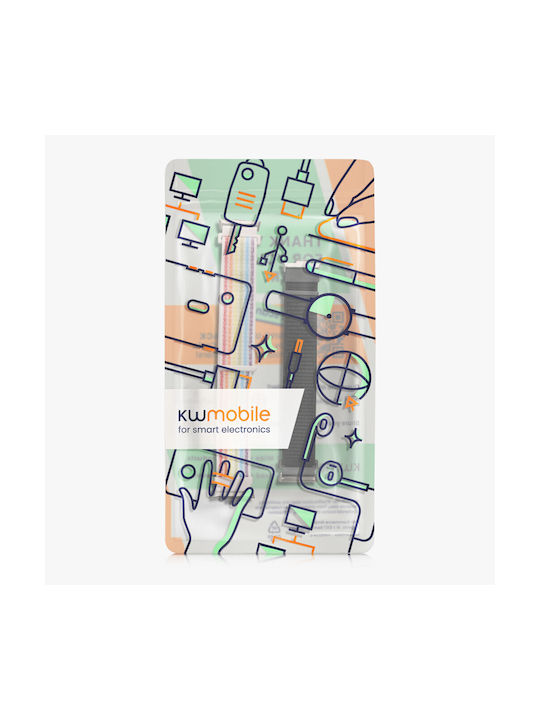 KWmobile Curea Tesatura Negru (Huawei Band 4)
