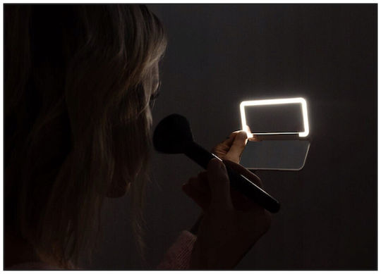 Concept Schminkspiegel Geldbörse mit Licht Weiß