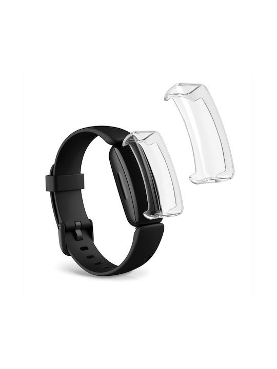 KWmobile Silikonhülle in Transparent Farbe für Fitbit Inspire 2, Ace 3