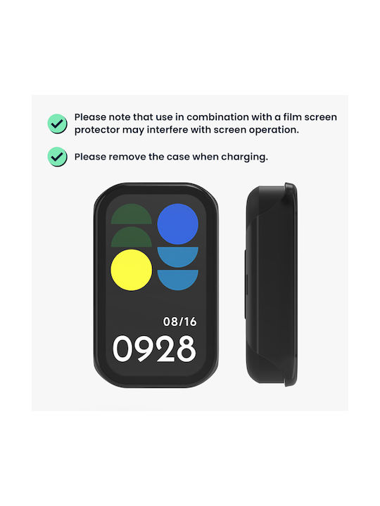 KWmobile Carcasă de Plastic în culoarea Transparent pentru Xiaomi Smart Band 8, Redmi Band 2