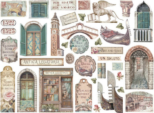 Die Cuts Stamperia Venice City Art