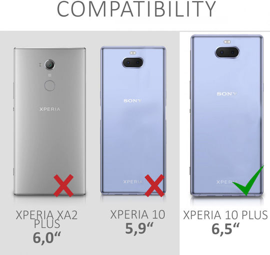 Kalibri Screen Protector Μαύρο (Xperia 10 Plus)