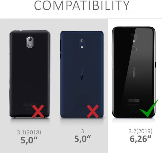 Kalibri Защитен екран Черен (Nokia 3.2, каливри)