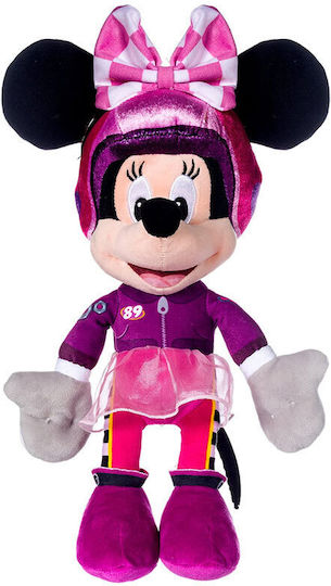 Minnie Mouse In Racing Οδηγός Φόρμουλα Κουτί Λούτρινο 30cm
