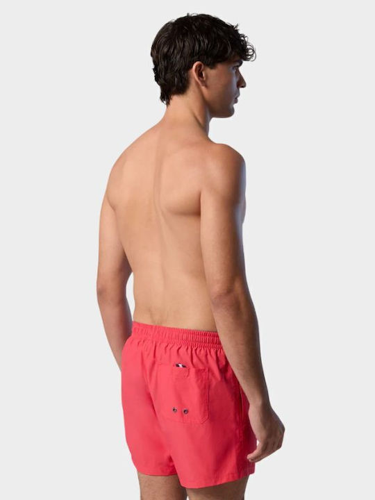 Men's Swimwear Shorts Red with Patterns