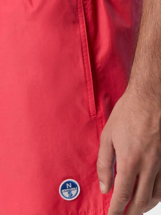 Men's Swimwear Shorts Red with Patterns