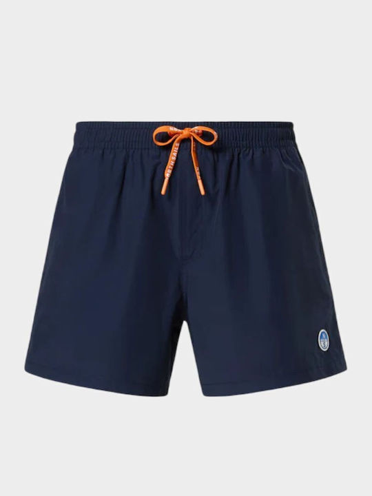 Men's Swimwear Shorts Blue with Patterns