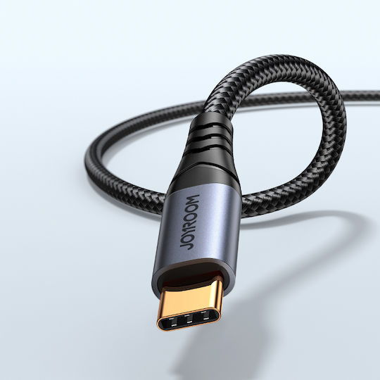 Joyroom Braided USB 2.0 Cable USB-C male - 3.5mm Μαύρο 1.2m SY-A07