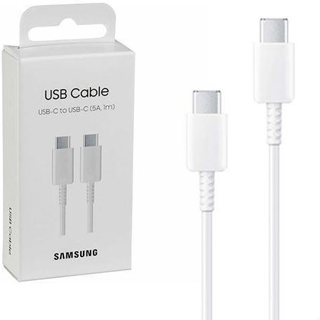 Samsung USB 2.0 Kabel USB-C männlich - USB-C 45W Weiß 1m (EP-DG977BWE)