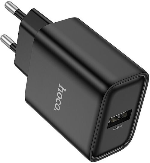 Hoco Cablu USB 2.0 X110 Honorific USB-C Masculin - USB-C 60W Negru 1m HOC-646826