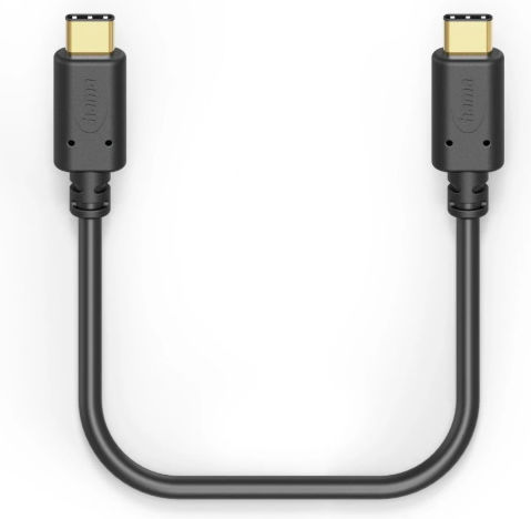HAMA Regular USB 2.0 Cablu USB-C bărbătesc - USB-C 20W Negru 1.5m (00201591)