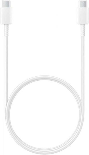 Samsung USB 2.0 Кабел USB-C Мъжки - USB-C 25W Бял 1.8m EP-DW767JWE Bulk