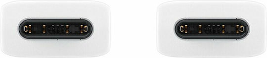 Samsung Редовна USB 2.0 Кабел USB-C мъжки - USB-C мъжки 100W Бял 1.8м (EP-DX510JWEGEU)