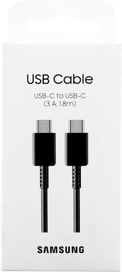 Samsung Редовна USB 2.0 Кабел USB-C мъжки - USB-C мъжки 100W Бял 1.8м (EP-DX510JWEGEU)